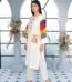 2-piece Pearl Mirror Work Cotton Kurta Set