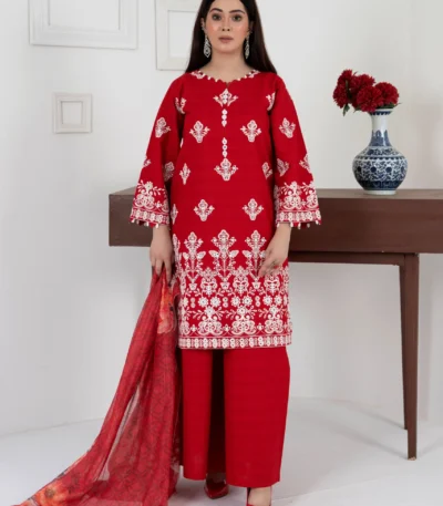 Khaddar Manaar Elegance Set (3-Piece)