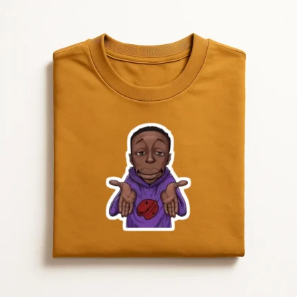 Whatever Vibes Mustard Graphic T-Shirt