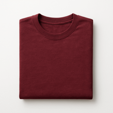 Plain Maroon T-Shirt